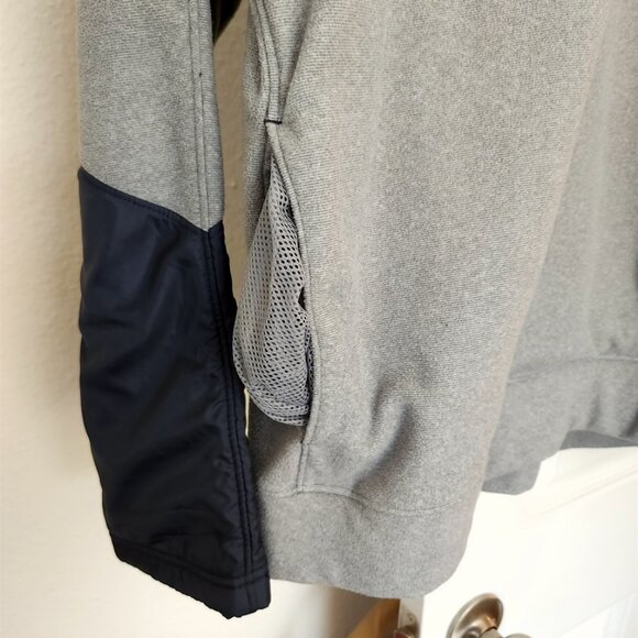 Under Armour ColdGear Fleece / Nylon Quarter Zip Pullover, Medium - Picture 3 of 7